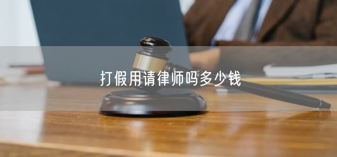 打假用请律师吗多少钱