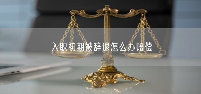 入职初期被辞退怎么办赔偿